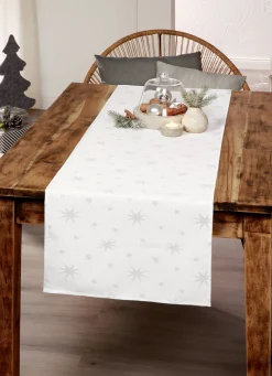 Tischdecken|Heimtextilien>Tischdekoration mit Fleckschutz und Glitzergarn