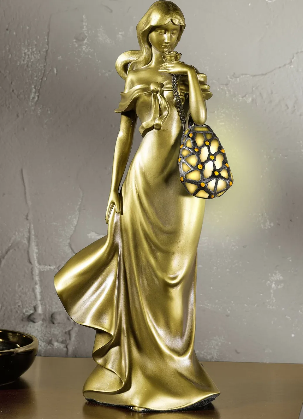 Möbel>Tischleuchte – jedes Stück ein Unikat BRONZE