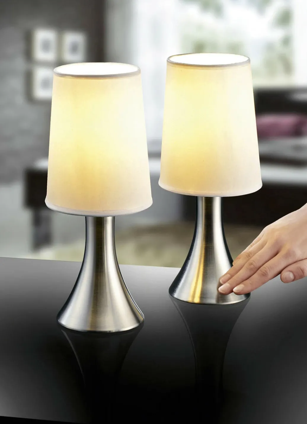 Möbel>Touchleuchten, 2er-Set