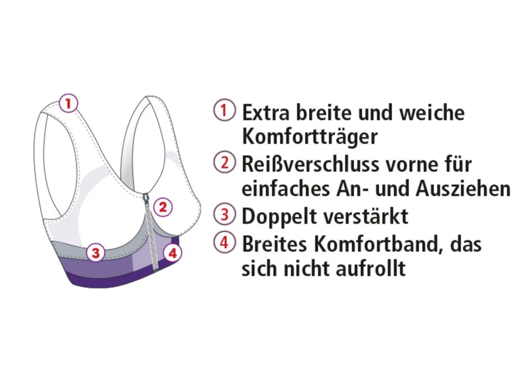 Bekleidung & Strümpfe>Traum-BH, 5er Set BEIGE-LILA-ROT-SCHWARZ-WEISS