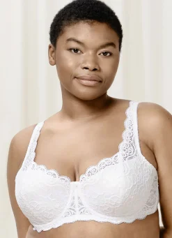 TRIUMPH Damenwäsche|Wäsche></noscript>Amourette Bügel-BH mit Elastikspitze