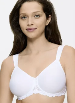 TRIUMPH Damenwäsche|Wäsche>Minimizer-Bügel BH mit Spitze WEISS