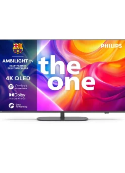 PHILIPS Technik>Ultra HD QLED Ambilight-TV SCHWARZ