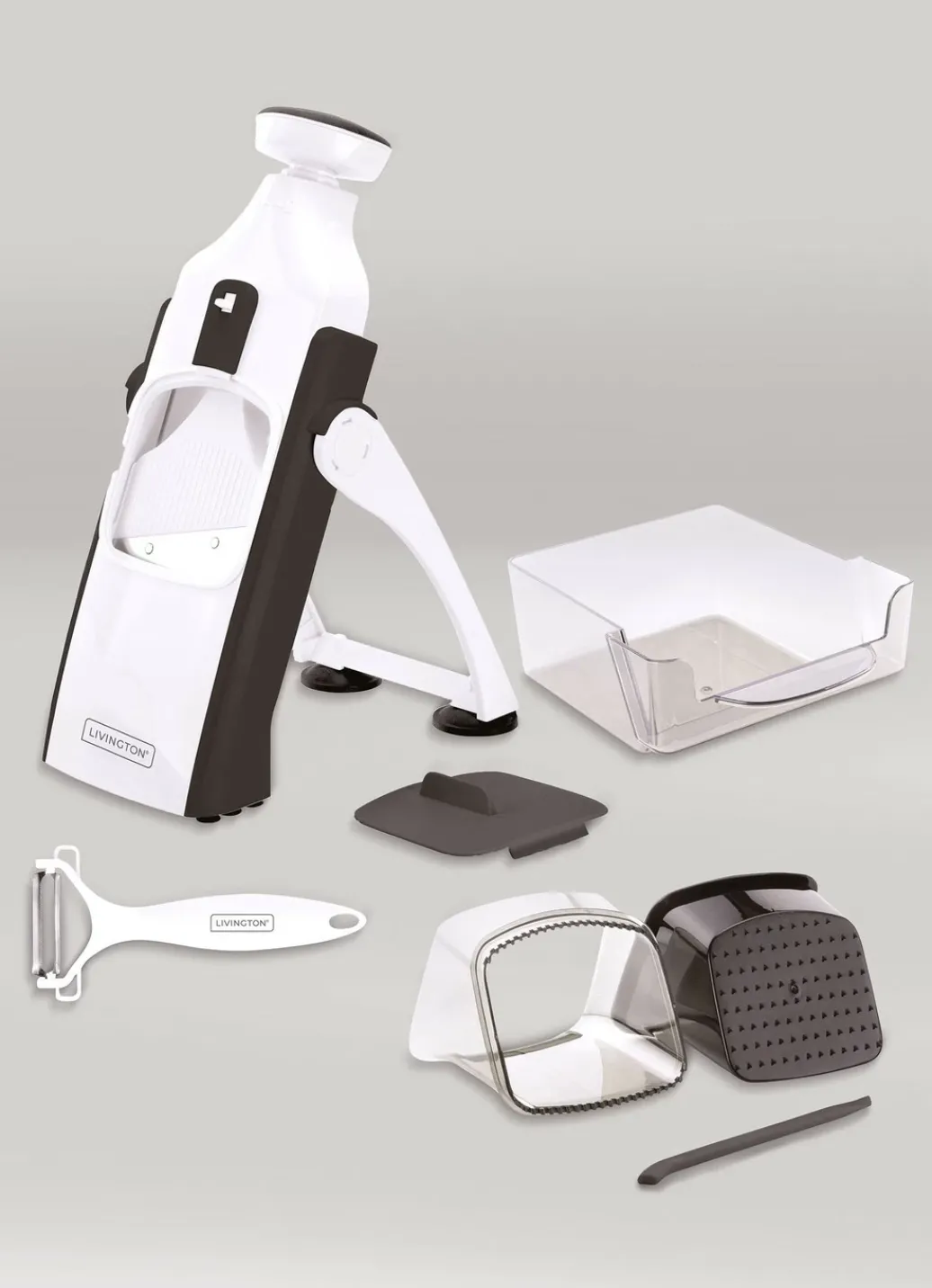 LIVINGTON Messer & Schneidgeräte|Haushaltshelfer>Universalhobel Turbo Cut von WEISS