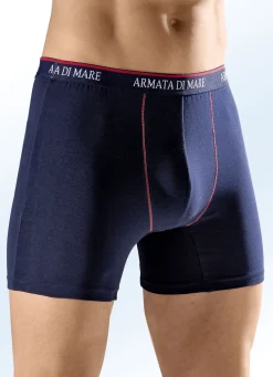 Armata di Mare Herrenwäsche|Wäsche>Viererpack Pants, mit Elastikbund, Kontrastnähten