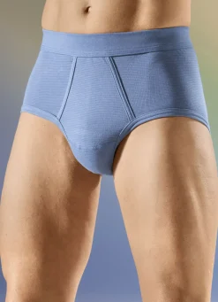 Wäsche|Herrenwäsche>Viererpack Slips mit Softbund 2X JEANSBLAU MELIERT, 2X ANTHRAZIT MELIERT