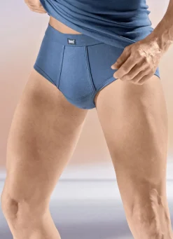Wäsche|Herrenwäsche>Viererpack Slips mit Softbund 2X ULTRAMARIN, 2X MARINE