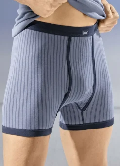 Wäsche|Herrenwäsche>Viererpack Unterhosen mit Softbund 2X INDIGO-MARINE, 2X MARINE-INDIGO
