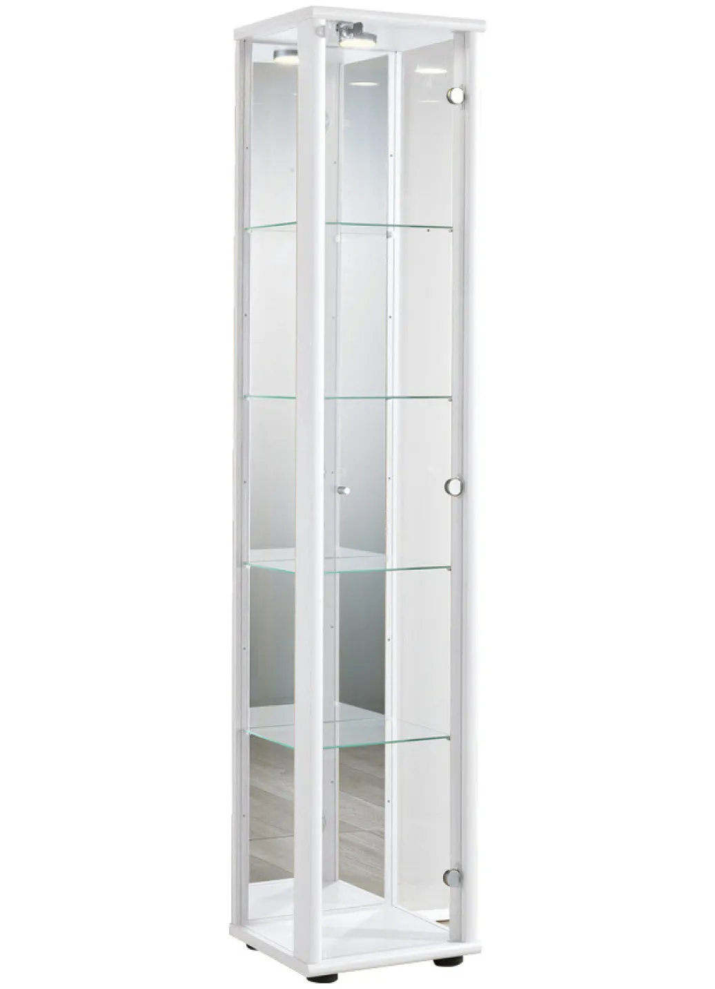 Möbel>Vitrine, 1-türig, mit LED-Beleuchtung