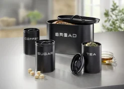 Schüsseln & Behälter>Vorratsbehälter aus Stahl mit Deckel