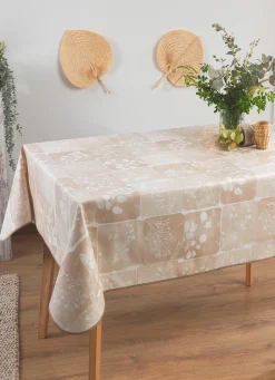 Gartentischdecken|Heimtextilien>Wachstuch-Tischdecke in toller Patchwork-Optik