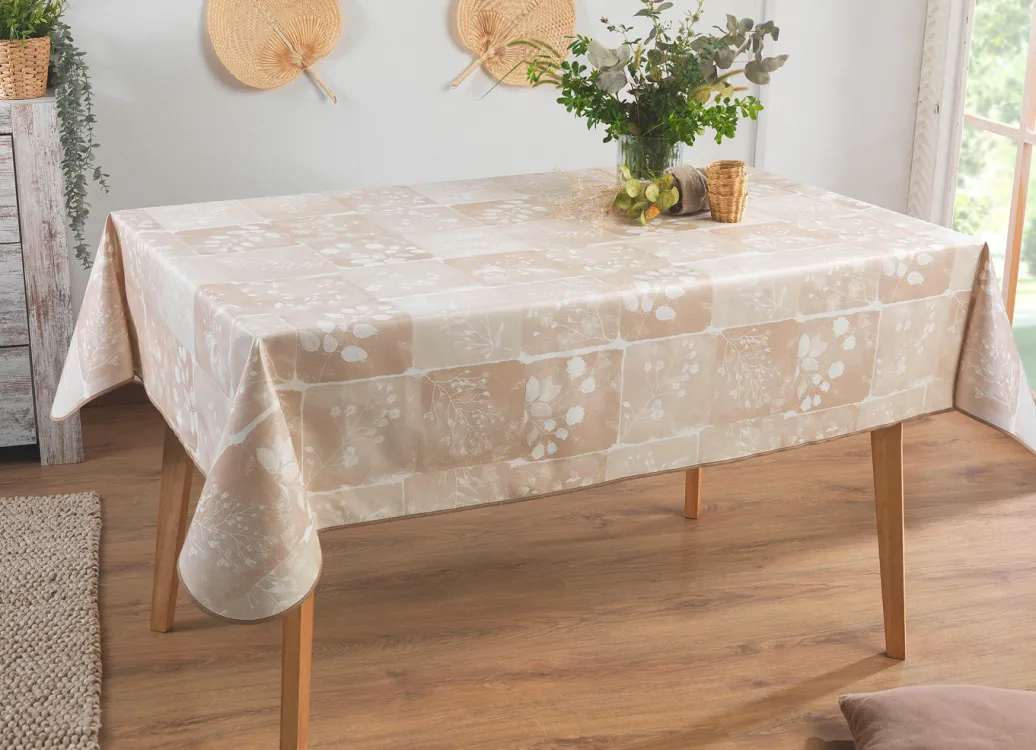 Gartentischdecken|Heimtextilien>Wachstuch-Tischdecke in toller Patchwork-Optik