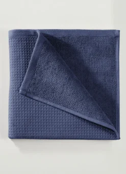 Heimtextilien>Waffelpiqué-Frottier-Serie aus Baumwolle