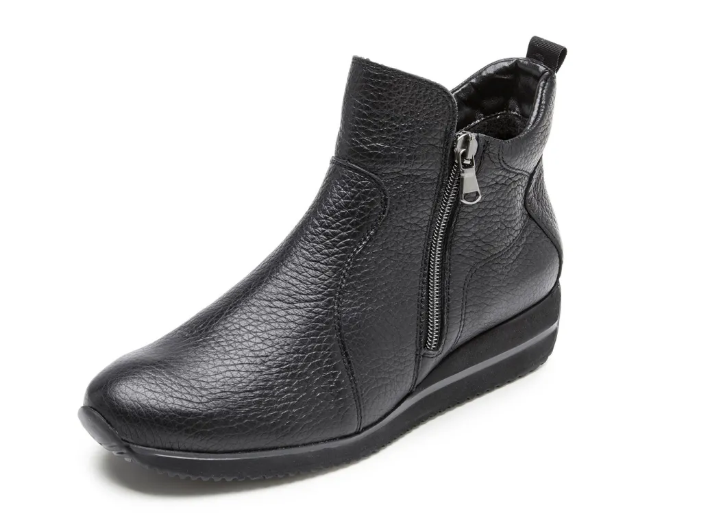 mydeer Damenschuhe|Schuhe>Waldläufer, bequeme Damen-Stiefeletten, Weite H, aus Hirschleder