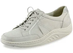 WALDLÄUFER Schuhe|Damenschuhe>Waldläufer Schnürschuh mit edlen Metallicleder-Einsätzen