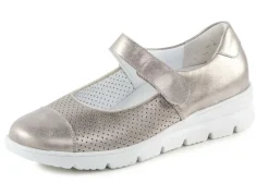 WALDLÄUFER Schuhe|Damenschuhe>Waldläufer Spangenschuh aus teilweise gelochtem Leder