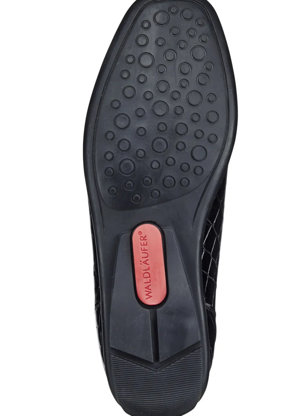 WALDLÄUFER Schuhe|Damenschuhe>Waldläufer, stilvolle Damen-Slipper, Weite H, mit herausnehmbarem Fußbett SCHWARZ