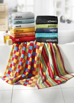 CAWÖ Heimtextilien>Walkfrottier-Serie aus reiner Baumwolle