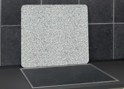 WENKO Haushaltshelfer>Wandblende aus Glas in -Optik GRANIT