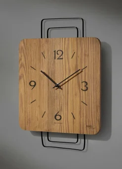 Dekoration>Wanduhr mit Holzgehäuse aus dem Hause AMS