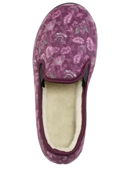 Damenschuhe|Schuhe></noscript>Warme Damen-Hausschuhe, Weite H, mit Wolle