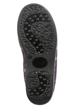 Damenschuhe|Schuhe></noscript>Warme Damen-Hausschuhe, Weite H, mit Wolle