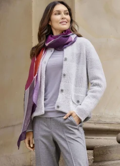 B/ANCA Jacken & Mäntel>Weiche Jacke SILBERGRAU