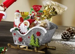 Weihnachtsleckereien>Weihnachts-Schlitten mit Weihnachtsleckereien BUNT