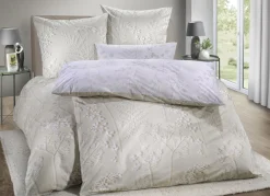 FLORELLA Heimtextilien></noscript>Wendebettwäsche-Garnitur aus 100% Baumwolle