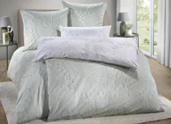 FLORELLA Heimtextilien></noscript>Wendebettwäsche-Garnitur aus 100% Baumwolle