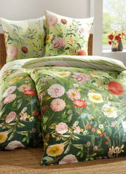 IRISETTE Heimtextilien>Wendebettwäsche-Garnitur aus Mako-Satin