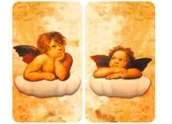 WENKO Haushaltshelfer>Herdabdeckplatten , 2er-Set ENGEL