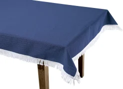 Gartentischdecken|Heimtextilien>Wind- und wetterfeste Gartentischdecke mit Fransenabschluss