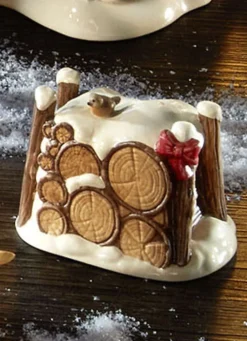 GOEBEL Goebel-Figuren>Winterliche Szene: Tolle Himmelsboten im Winterwald