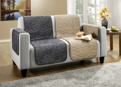 Heimtextilien>Wohnaccessoires in Wildleder-Optik mit Anti-Rutsch-Rückseite