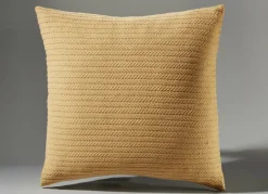 Heimtextilien>Wohndecke und Kissenbezug in toller Strickoptik