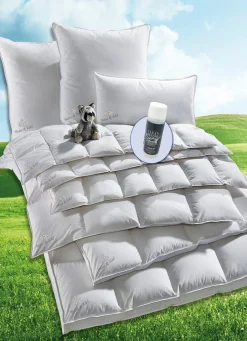 OBB Heimtextilien>Wunderbare Daunendecken-Serie Weiss & Edel von , hergestellt in Deutschland