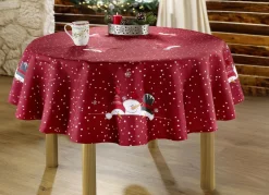 Weihnachtliche Dekorationen|Tischdecken>Zauberhafte Tisch- und Raumdekoration mit Schneemann-Motiven