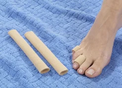 Gesundheit & Pflege>Zehenschutz, 2 Stück, mit Silikon-Innenseite BEIGE