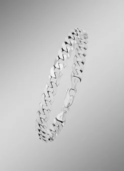 Damen-Silberschmuck>Zeitlose Panzerketten-Garnitur