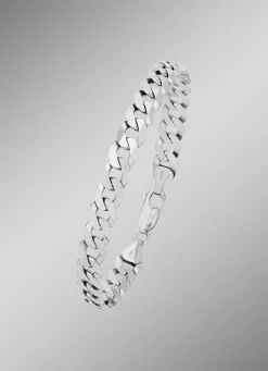 Damen-Silberschmuck>Zeitlose Panzerketten-Garnitur