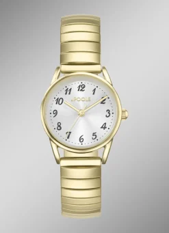 Damenuhren>Zeitlose Quartz-Damenuhr Pools 1989 mit Zugband