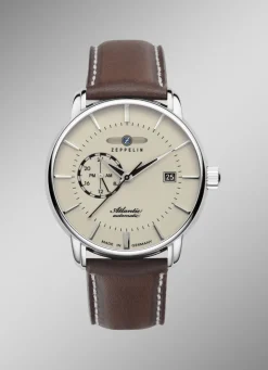 ZEPPELIN Herrenuhren>-Automatik-Herrenuhr mit Lederband