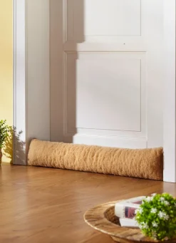 Wohlbefinden|Alltagshilfen>Zugluftstopper aus reiner Schurwolle