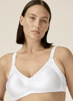 NATURANA Wäsche|Damenwäsche>Zweierpack edel glänzender -Minimizer-BH 1X PUDER, 1X WEISS