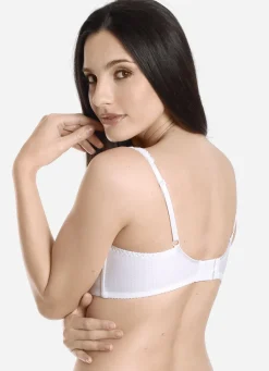 SASSA Damenwäsche|Wäsche></noscript>Zweierpack BH mit Elastikspitze 1X SEKT, 1X WEISS