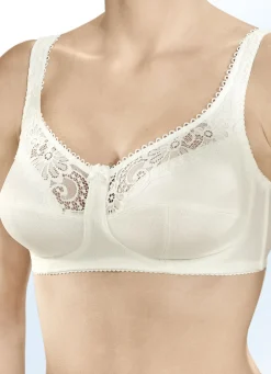 SASSA Damenwäsche|Wäsche></noscript>Zweierpack BH mit Elastikspitze 1X SEKT, 1X WEISS